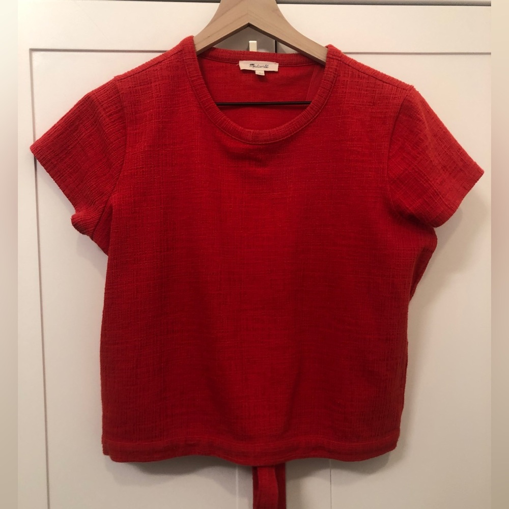 Madewell T-shirt in Red S